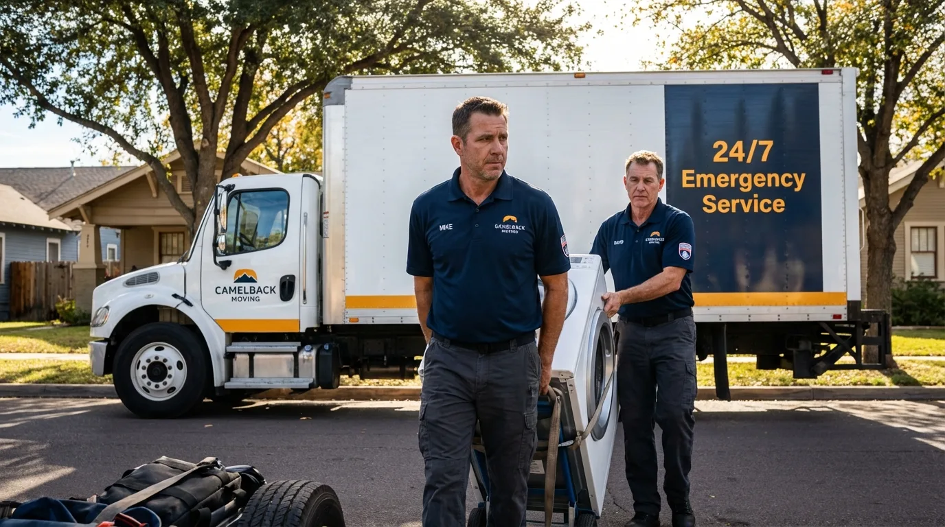 CamelBack Moving crew loading furniture in Clayton, NM