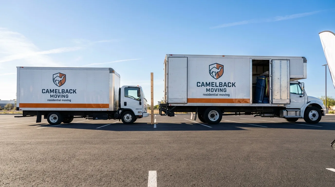 Moving truck size capacity guide in Clayton